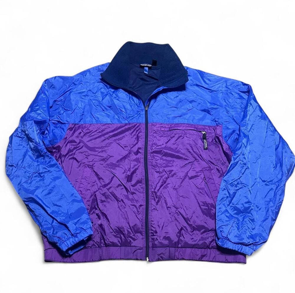 Patagonia Retro Colorblock Full Zip Windbreaker Jacket